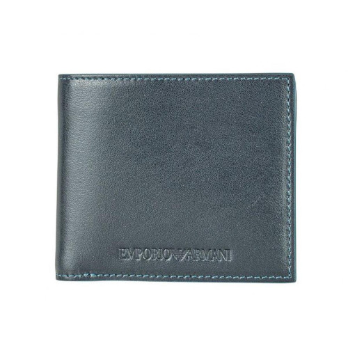 Emporio Armani - Portefeuille en cuir - Porte cartes portefeuille homme