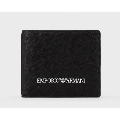 Emporio Armani - Portefeuille noir - Porte cartes portefeuille homme