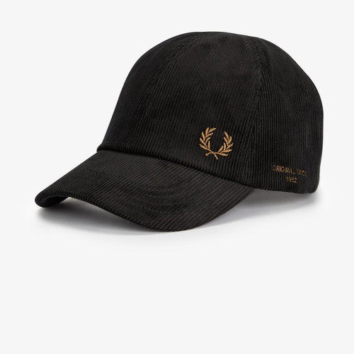 Fred Perry - Casquette en velours côtelé - Promotions Fred Perry