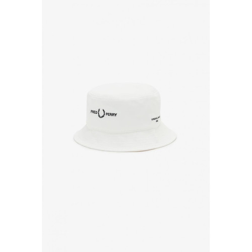 Fred Perry - Chapeau avec marque en Twill en coton - Maroquinerie fred perry homme