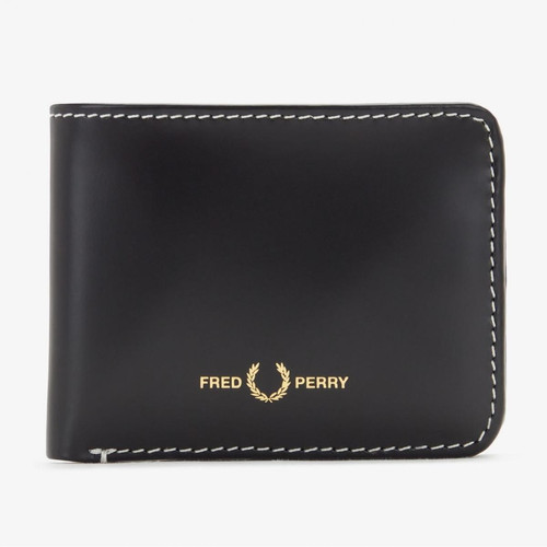 Fred Perry - Portefeuille en cuir  - Porte cartes portefeuille homme