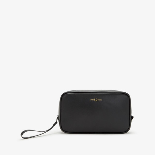 Fred Perry - Trousse de toilette en cuir bruni - Promotions Fred Perry