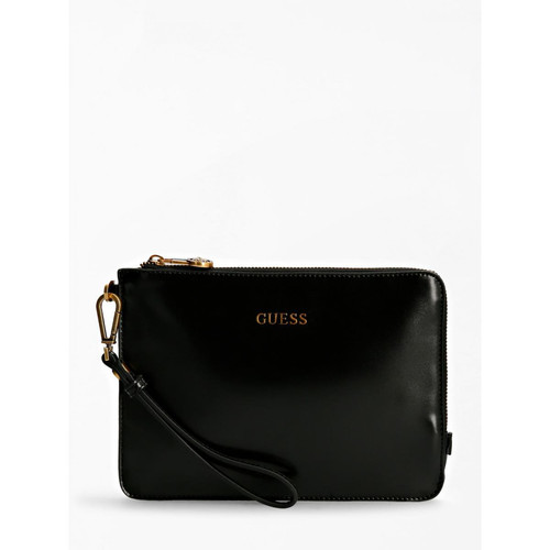 Guess Maroquinerie - Pochette Zip doré - Sac HOMME Guess Maroquinerie