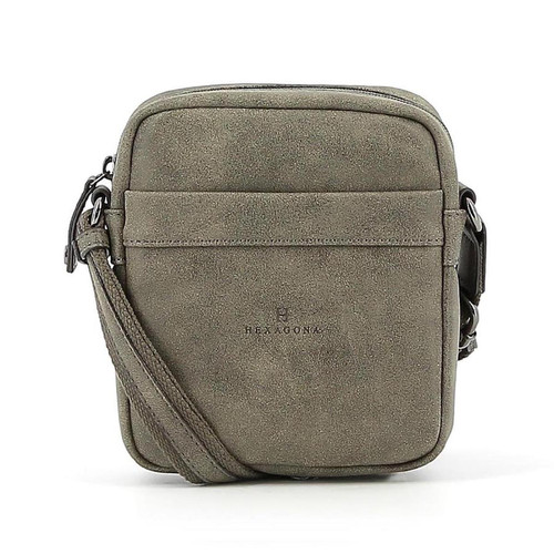 Hexagona - Sacoche DIFFERENCE Taupe Eli - Besace homme messenger