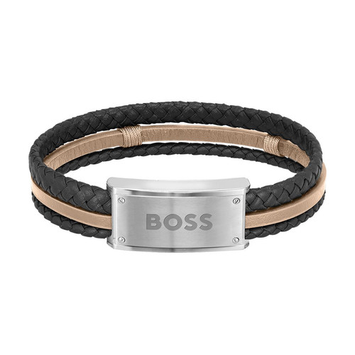 Boss Bijoux - Bracelet Homme Hugo Boss Bijoux Galen - Bijoux cuir homme