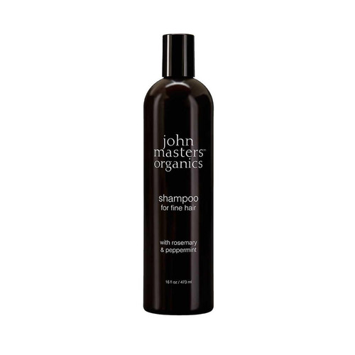 John Masters Organics - Shampoing pour cheveux fins au romarin et à la menthe poivrée - Shampoing homme cheveux fins