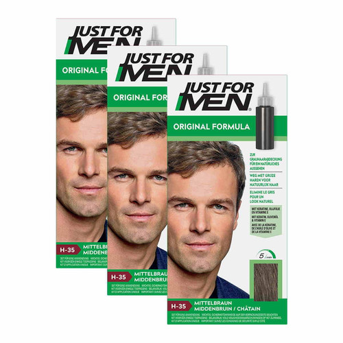 Just For Men - PACK 3 COLORATIONS CHEVEUX - Teinture cheveux homme