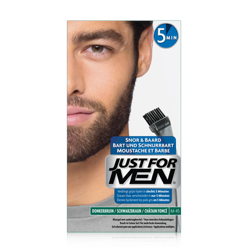 Just For Men - COLORATION BARBE Châtain Foncé - Coloration Cheveux/ Barbe HOMME Just For Men