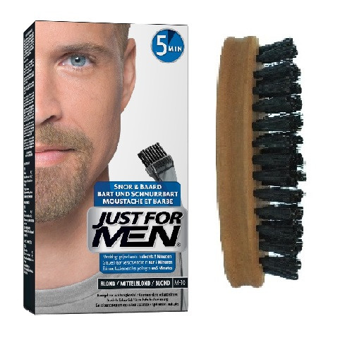 Just For Men - PACK COLORATION BARBE BLONDE ET BROSSE À BARBE - Brosse et brosse a barbe