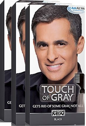 Just For Men - PACK 3 COLORATIONS CHEVEUX - Just for men touch of gray