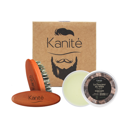 Kanité - Coffret spécial barbe 100% naturel - Coffret rasage homme