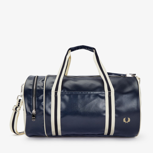 Fred Perry - Sac de voyage bleu/écru - Sac HOMME Fred Perry
