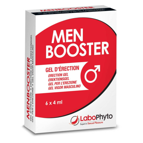 Labophyto - Men Booster Gel d'erection sachets - Stimulants sexuels aphrodisiaques