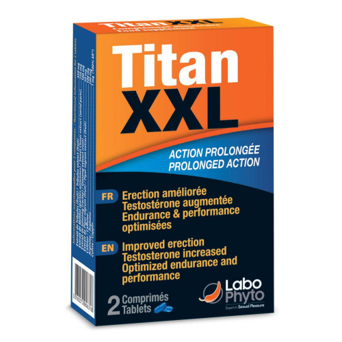 Labophyto - Titan XXL 2 comprimés - Stimulants sexuels aphrodisiaques
