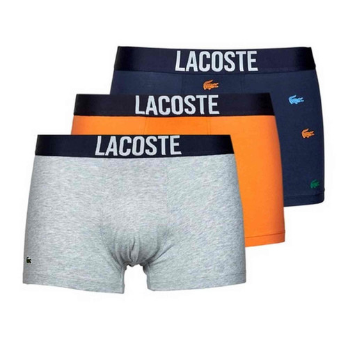 Lacoste Underwear - Pack de 3 Boxers courts - Cadeaux Fête des Pères Ceinture & bretelle HOMME