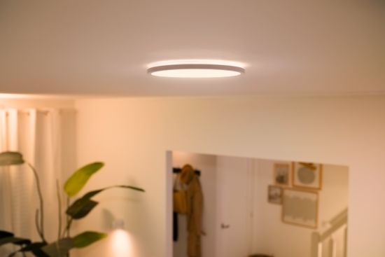 Lampe connectée Ceiling SuperSlim - 14 W - Blanc variable - Blanc