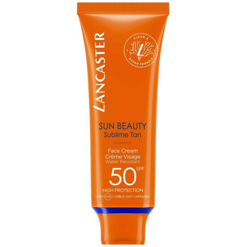 Lancaster Solaires - Crème Visage Confort Bronzage Lumineux Spf50 - Sun Beauty - Creme solaire homme corps