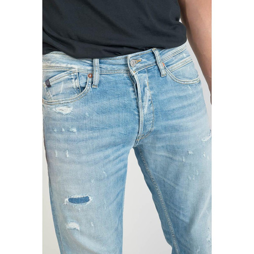 Jeans regular, droit 700/17 relax, longueur 34 bleu en coton Kai