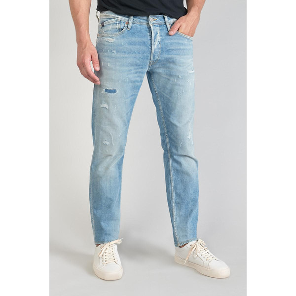 Jeans regular, droit 700/17 relax, longueur 34 bleu en coton Kai