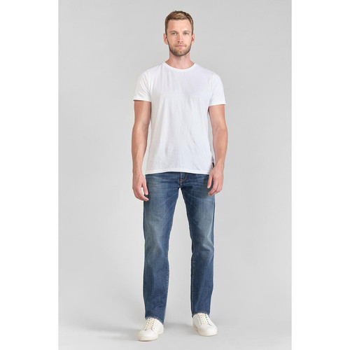Le Temps des Cerises - Jeans regular, droit 800/12, longueur 34 bleu en coton Blaine - Jean homme