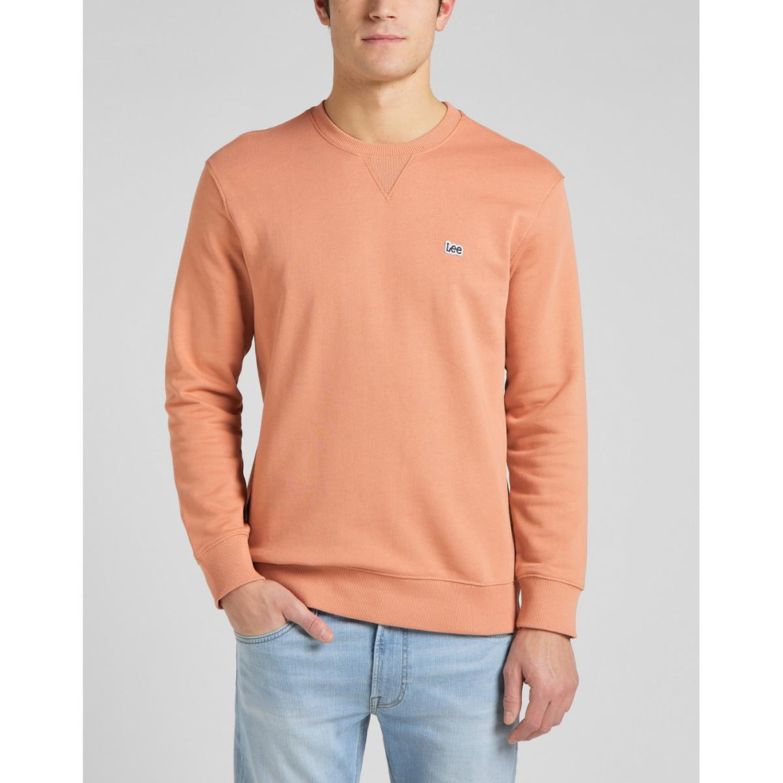 Sweatshirt Homme - Uni Saumon