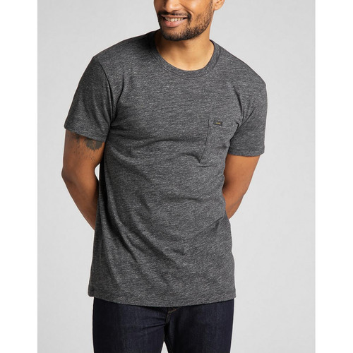 Lee - T-Shirt gris Ultimate Pocket Tee - T shirt polo homme