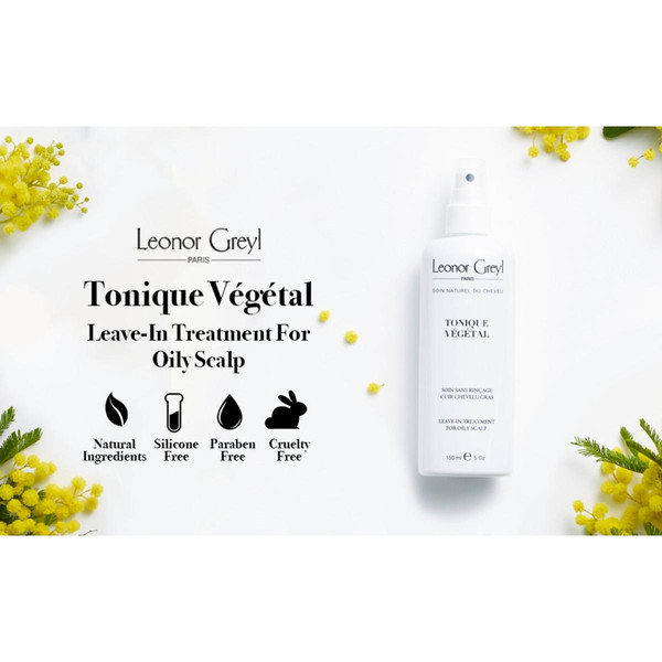 Soin Tonique Végétal Cheveux Gras - Sans Rinçage