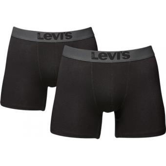Levi's Underwear - Pack de 2 shortys solid- coton Noir - Cadeau mode homme
