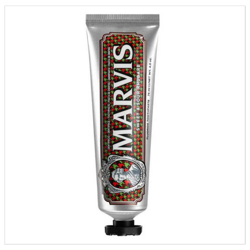 Marvis - Dentifrice Rhubarbe - Soin levres dents blanches homme