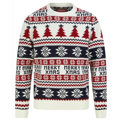 Merry Christmas - Pull Homme Noel MERRY XMASTREE - Nouveautés Mode HOMME