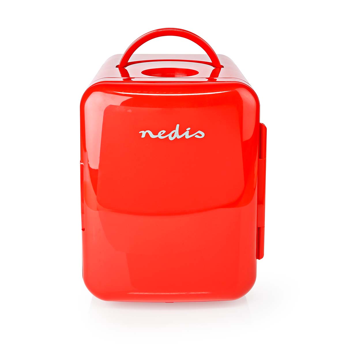 Nedis - Mini réfrigérateur portable 4L AC 100 -240 V/12 V Rouge - Mini Bar  - Rue du Commerce