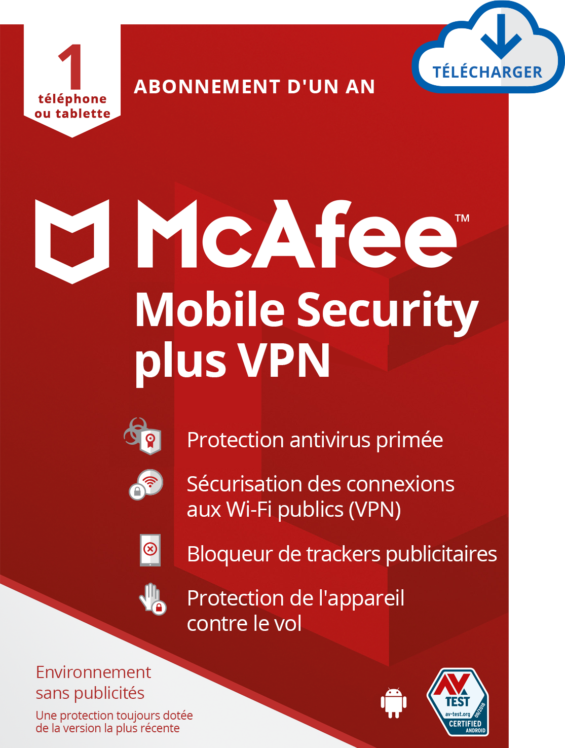 Mobile Security Plus 2022 - 1 an - 1 poste