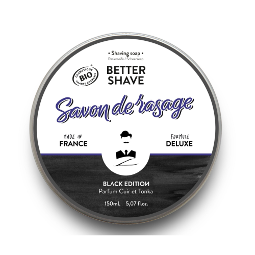 Monsieur Barbier - Savon De Rasage Traditionnel Better Shave Black Edition 150 Ml - Rasage monsieur barbier