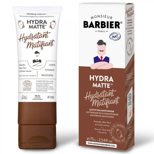Monsieur Barbier - Crème Hydratante Matifiante - Rasage monsieur barbier
