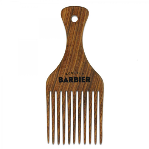 Monsieur Barbier - Peigne Démêlant Et Structurant Barbe Et Cheveux Final Touch En Bois De Santal - Rasage monsieur barbier