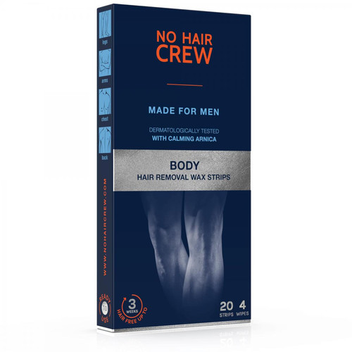 No Hair Crew - Bandes De Cire - Produits d'Épilation pour Hommes