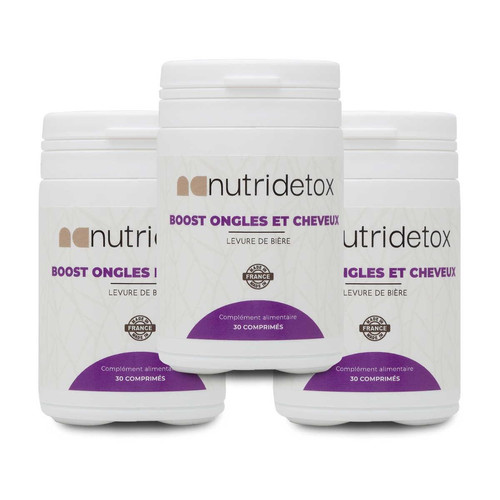 Nutridetox - Boost Ongles & Cheveux - X3 - Produits bien etre relaxation