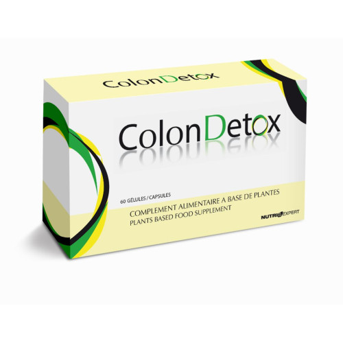 Nutri-expert - Colon Detox - Pour Un Côlon Sain Et Assaini - Complements alimentaires minceur