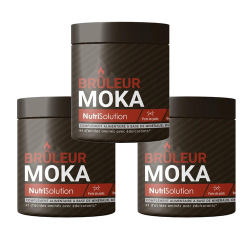 NutriSolution - Brûleur Moka - X3 - Complements alimentaires nutrisolution