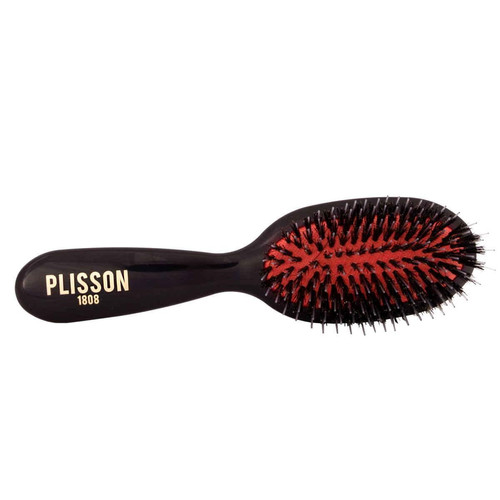 Plisson - Brosse Noire En Poils De Sanglier Et Nylon - Brosse et brosse a barbe