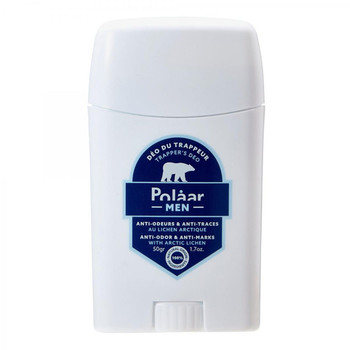 Polaar - Déodorant Stick du Trappeur Anti-Odeurs & Anti-Traces au Lichen Arctique - Deodorant homme