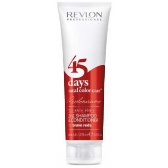 Revlon Professional - Color Care 45 Days Shampoing et Soin Brave Reds - Shampoing homme