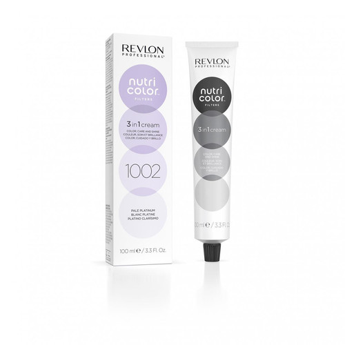 Revlon Professional - Soin Repigmentant Blanc Platine 1002 - Teinture et Coloration Cheveux pour Hommes