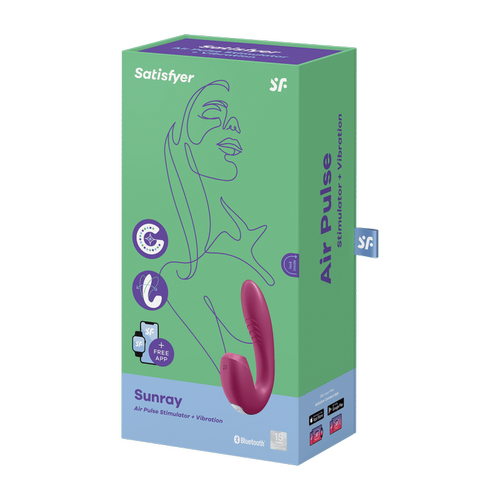 Satisfyer - Stimulateur Clitoridien Et Vibromasseur Point G - Violet - Sexualite