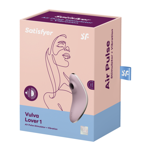 Satisfyer - Vulva Lover Stimulateur Et Vibromasseur Satisfyer - Rose - Sexualite