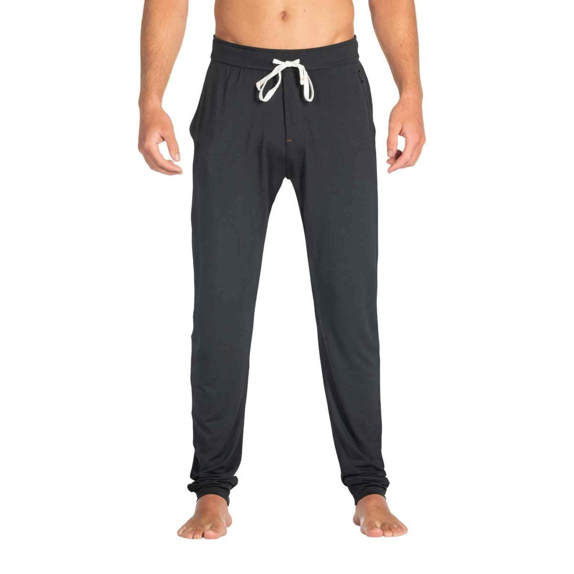 pantalon pyjama homme snooze saxx noir en coton modal