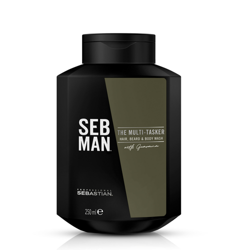Sebman - The MultiTasker 3 en 1 Gel nettoyant corps cheveux et barbe - Shampoing homme