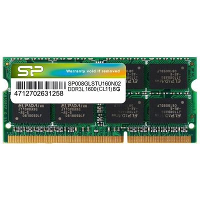 Silicon Power SODIMM - 1x8 Go - DDR3L 1600Mhz - CL11 pc3-12800