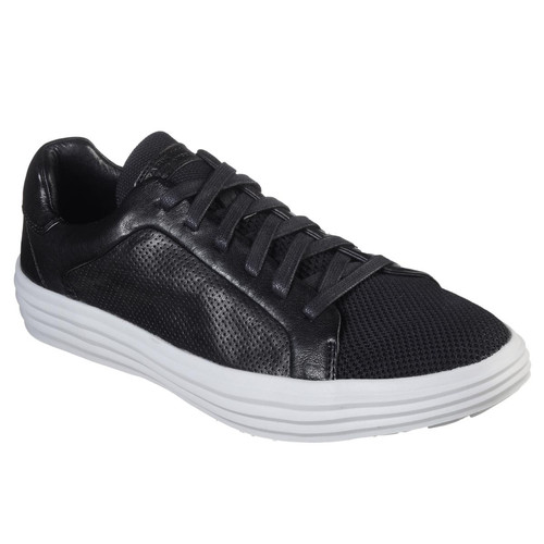 Skechers - Baskets Basses Homme Noir/Gris - Chaussures homme
