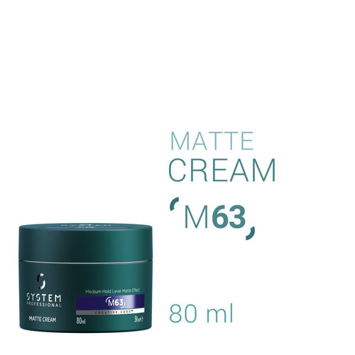 System Professional H - Crème texturisante mate M63 - Creme coiffante homme